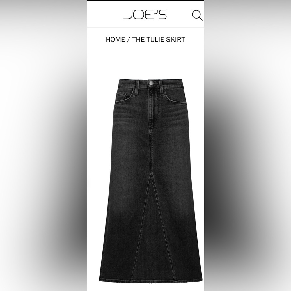 Joe's Jeans Black Tulie Skirt
